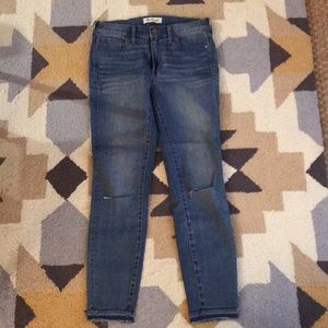 Madewell jeans -high riser skinny